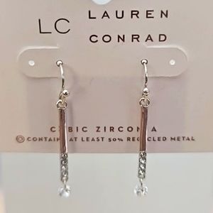 LC Lauren Conrad Cubic zirconia earrings
